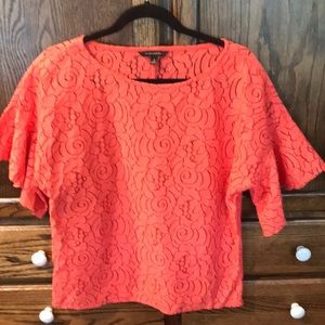 Banana Republic Top Sz S Peach Orange color
